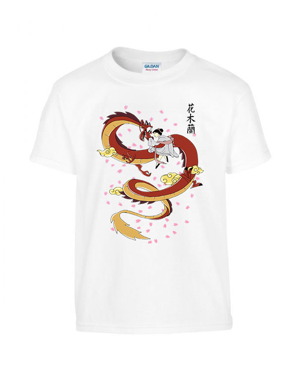 mulan mushu Fehér Gyerek Póló