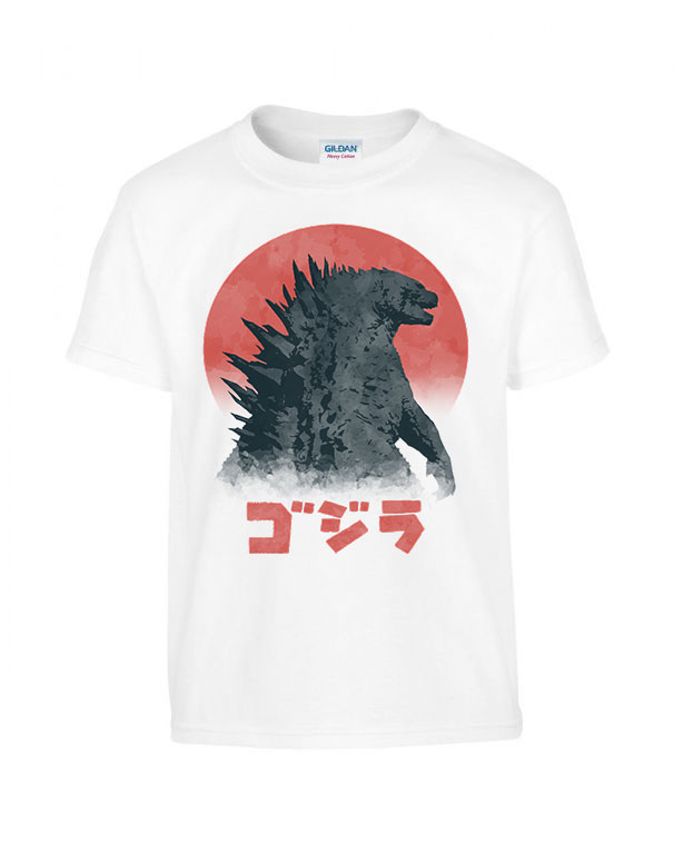 godzilla Fehér Gyerek Póló