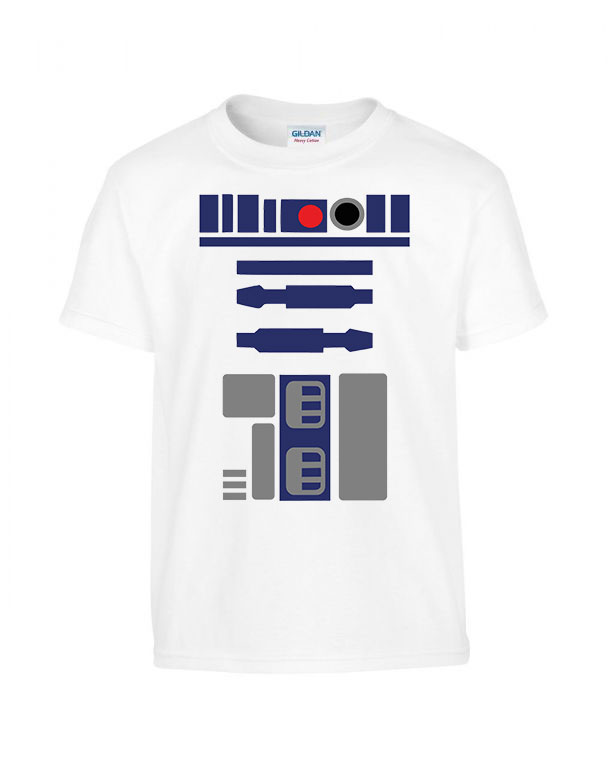 star wars r2d2 Fehér Gyerek Póló
