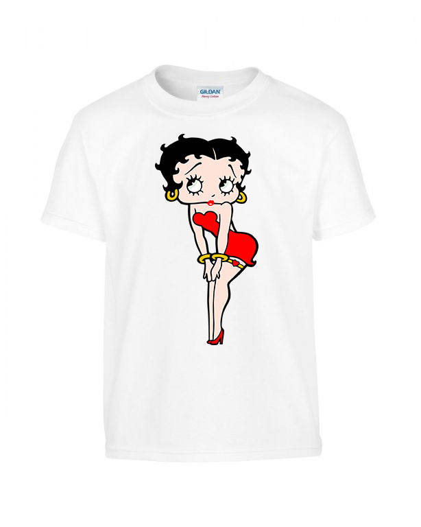 betty boop Fehér Gyerek Póló