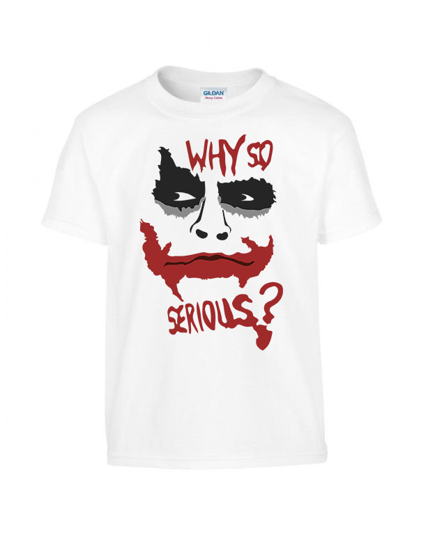 why so serious Joker Fehér Gyerek Póló