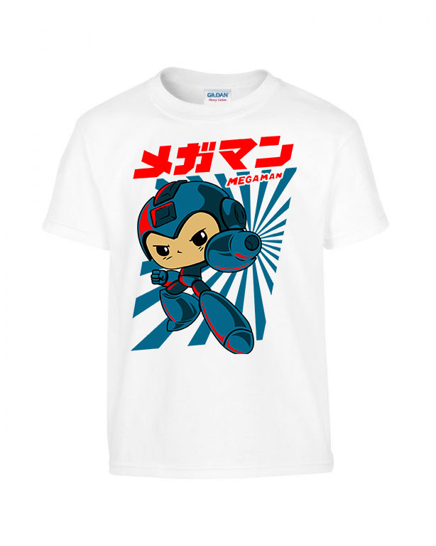 Megaman Fehér Gyerek Póló
