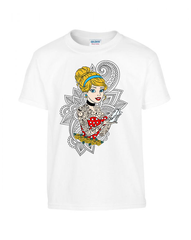 cinderella hamupipőke Fehér Gyerek Póló