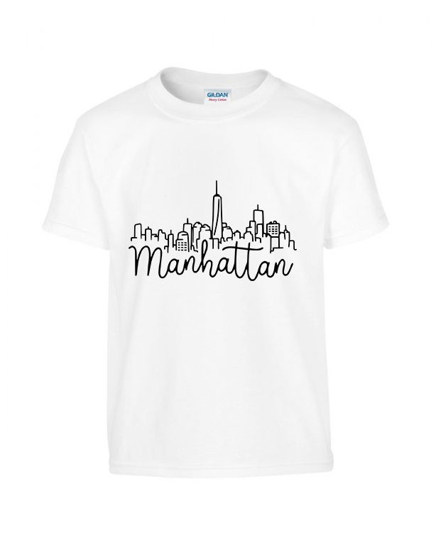Manhattan Fehér Gyerek Póló