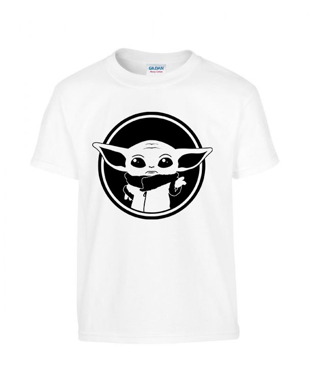 mandalorian baba yoda Fehér Gyerek Póló
