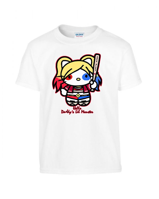 Harley Quinn Fehér Gyerek Póló