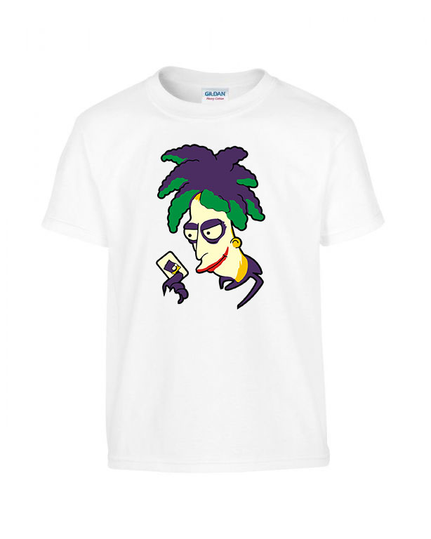 Joker Balfék Bob Simpson Család Fehér Gyerek Póló