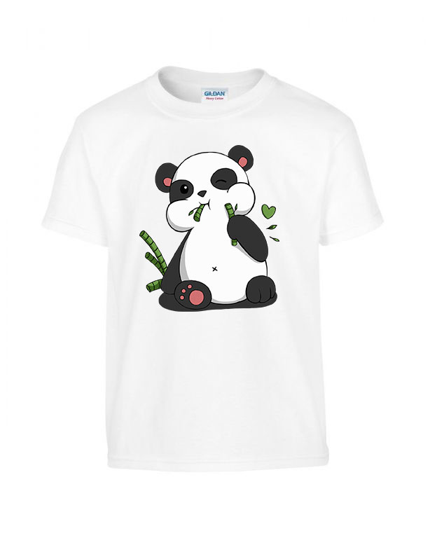 Panda pandás Fehér Gyerek Póló