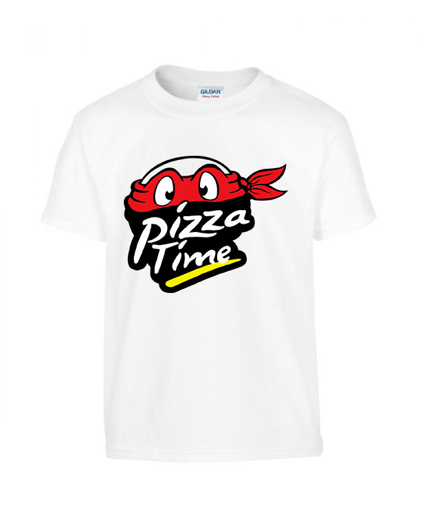Tini Ninja Teknőcök Pizza Fehér Gyerek Póló