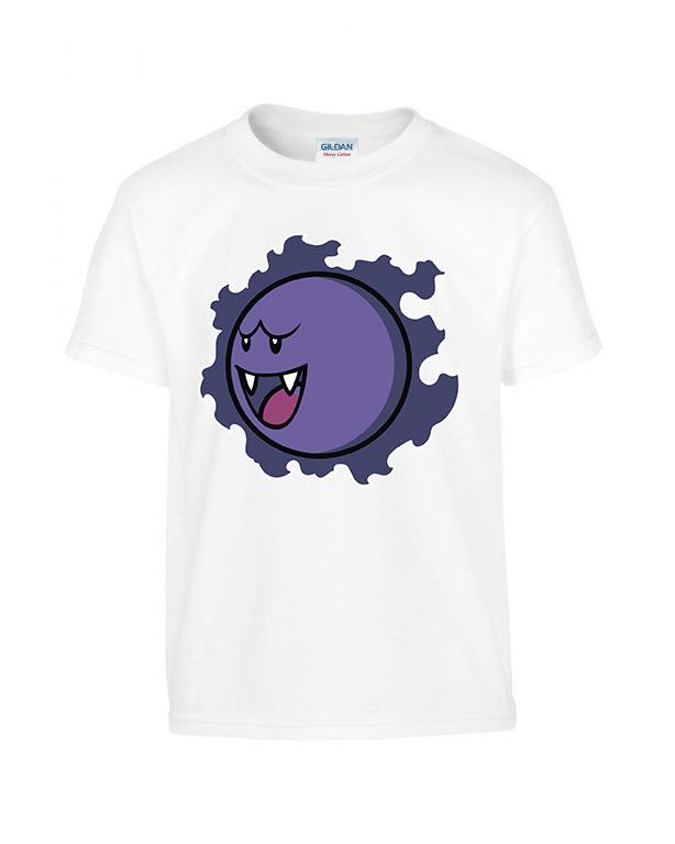 Pokemon Gastly Fehér Gyerek Póló