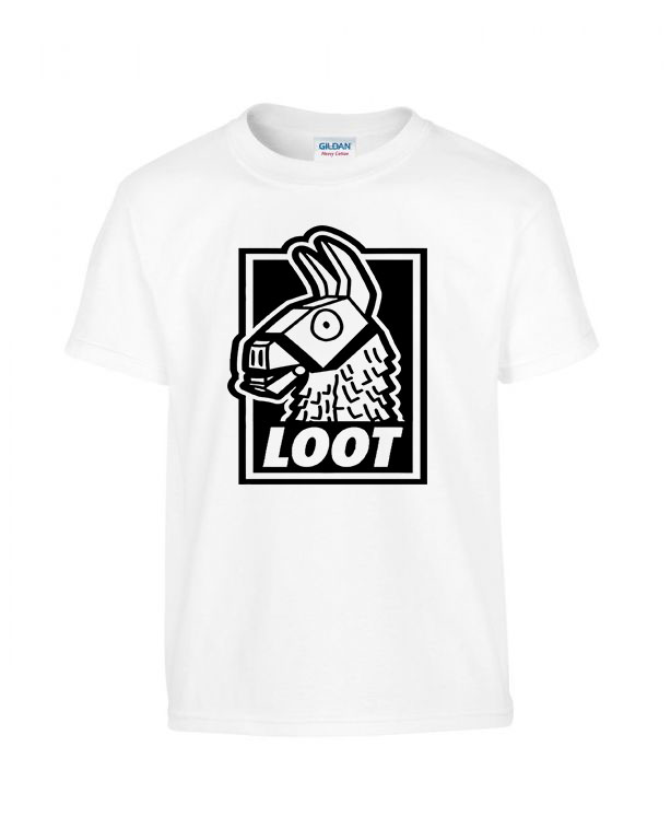 Fortnite loot láma Fehér Gyerek Póló