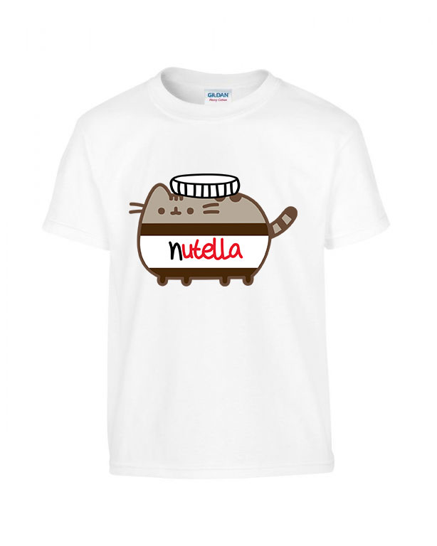 Nutella Pusheen Fehér Gyerek Póló