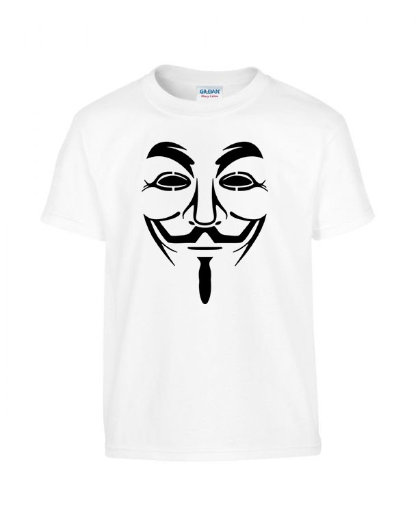 Anonymus vendetta Fehér Gyerek Póló