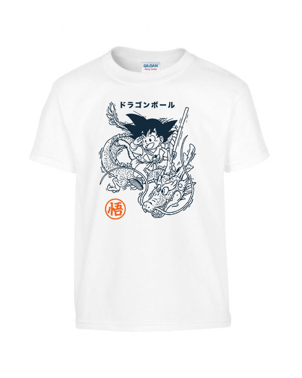 son goku dragon ball Fehér Gyerek Póló