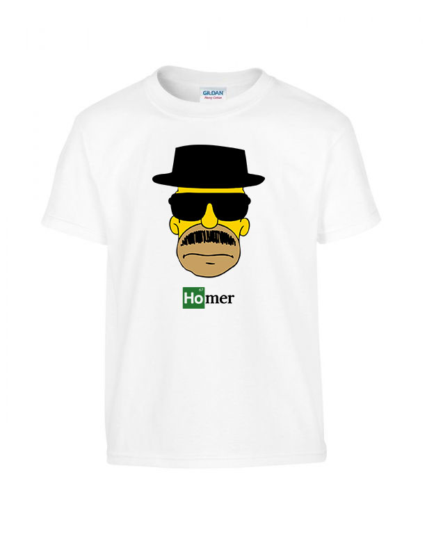 homer simpson breaking bad heisenberg Fehér Gyerek Póló