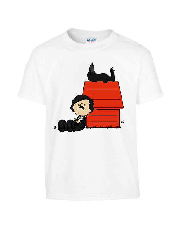Edgar Allan Poe Fehér Gyerek Póló