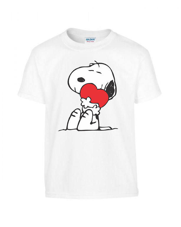 snoopy Fehér Gyerek Póló