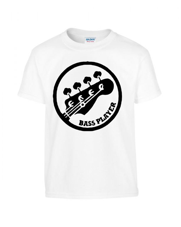 gitár gitárs bass gitár Fehér Gyerek Póló