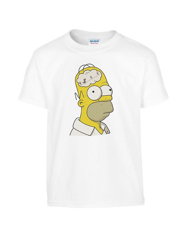 homer simpson simpson család Fehér Gyerek Póló