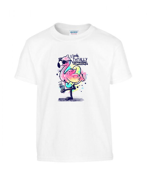 flamingo flamazing Fehér Gyerek Póló