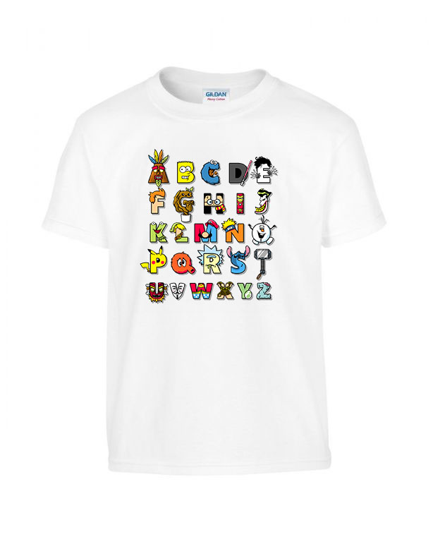 geek kocka abc Fehér Gyerek Póló