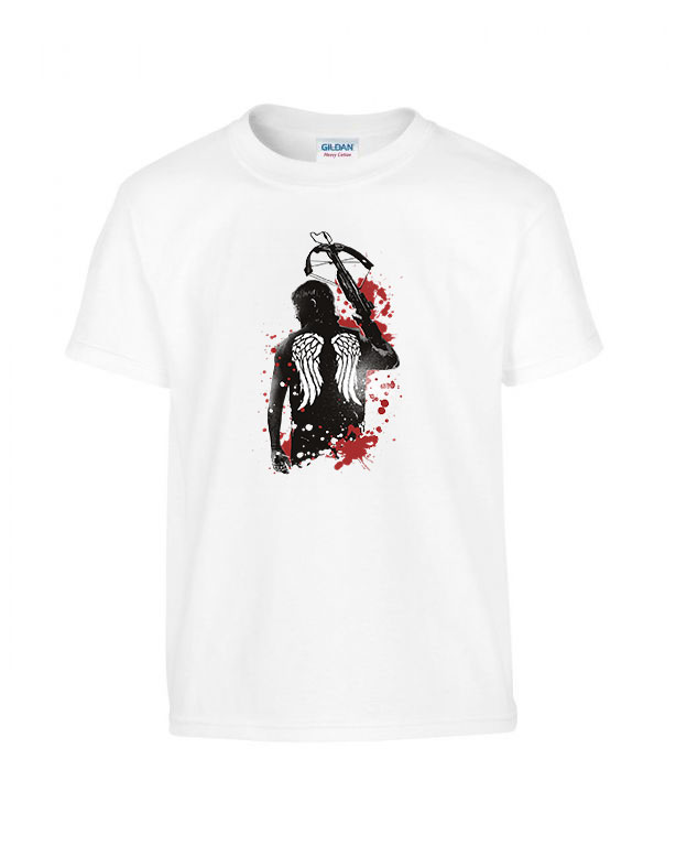daryl dixon walking dead Fehér Gyerek Póló