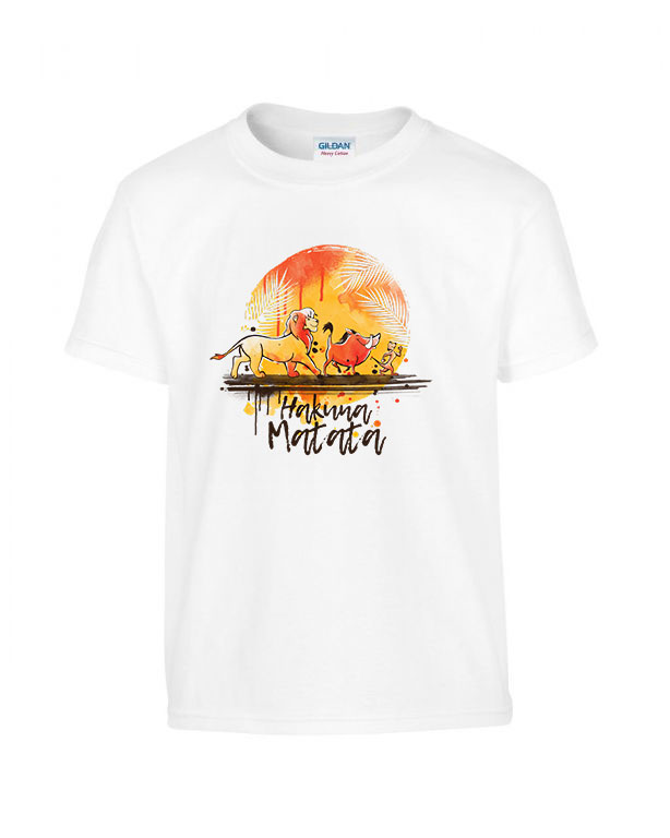 hakuna matata az oroszlánkirály Fehér Gyerek Póló