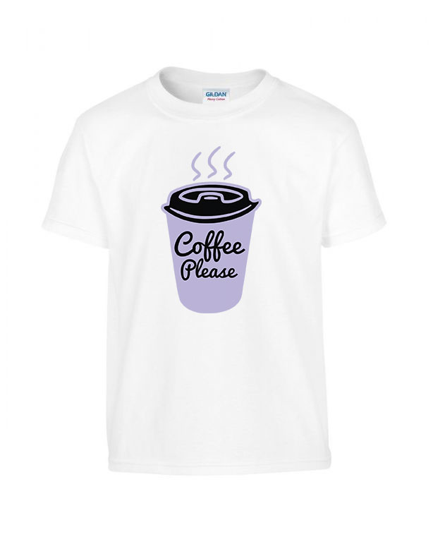 coffee kávé Fehér Gyerek Póló