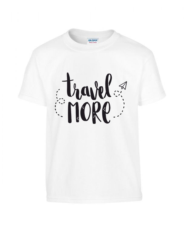 travel more utazás Fehér Gyerek Póló