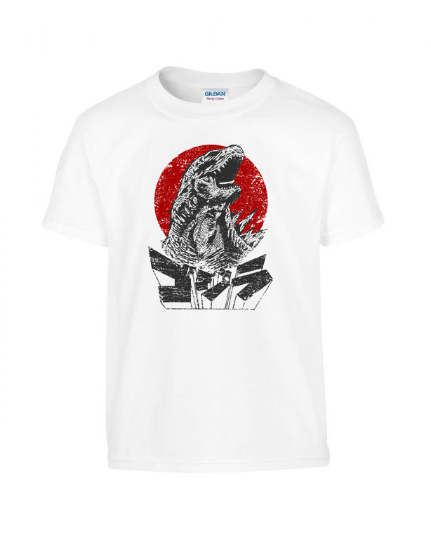 godzilla Fehér Gyerek Póló