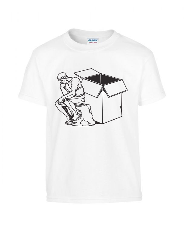 Think Out Of The Box Fehér Gyerek Póló