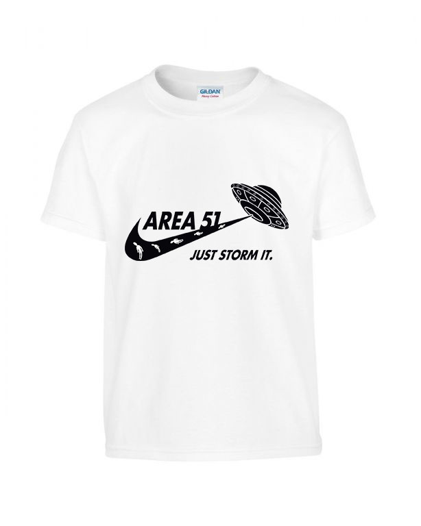 area 51 ufo 51 es körzet Fehér Gyerek Póló