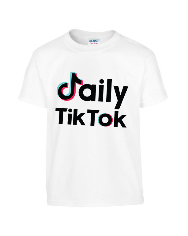 tik tok Fehér Gyerek Póló