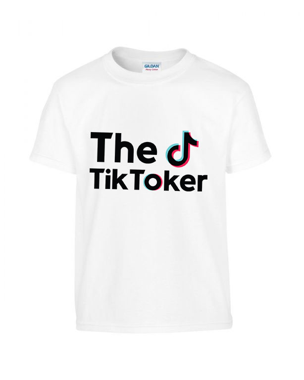tik tok Fehér Gyerek Póló