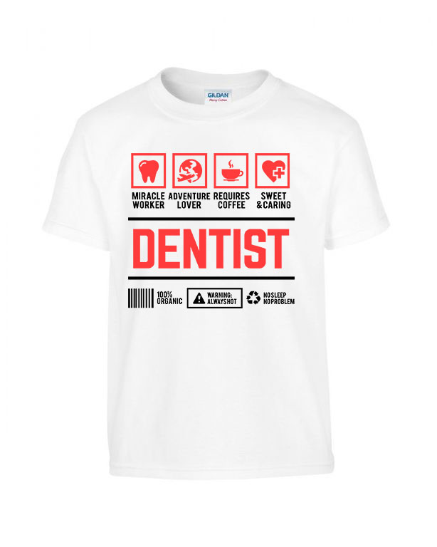 fogorvos fogászat dentist Fehér Gyerek Póló