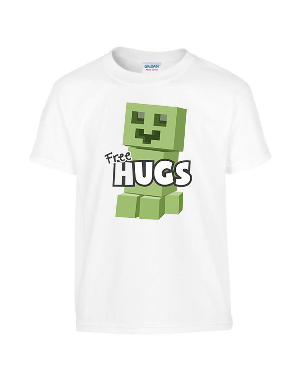 minecraft creeper Fehér Gyerek Póló