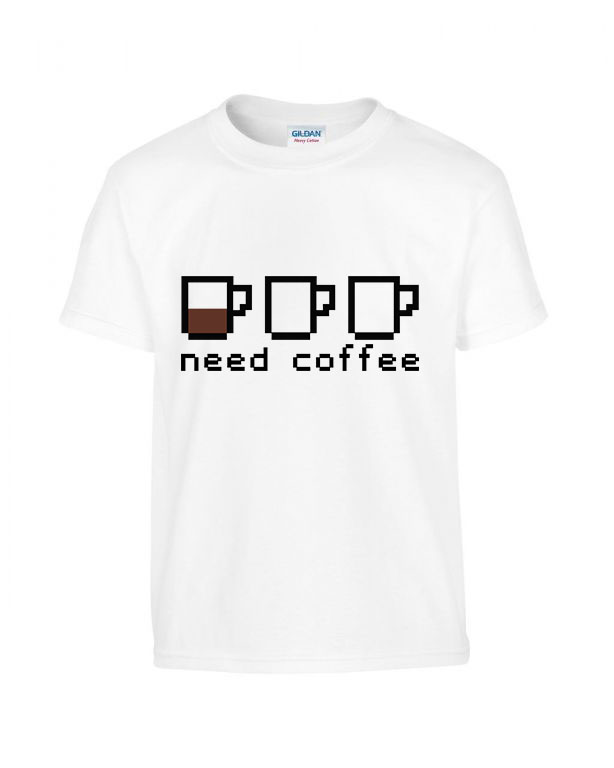 kávé coffee Fehér Gyerek Póló