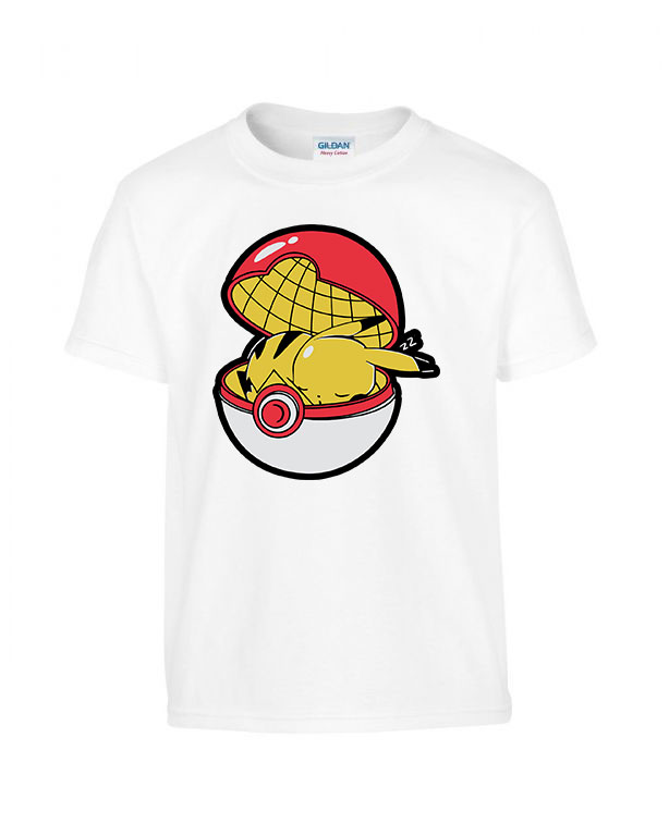 pokemon pikachu Fehér Gyerek Póló