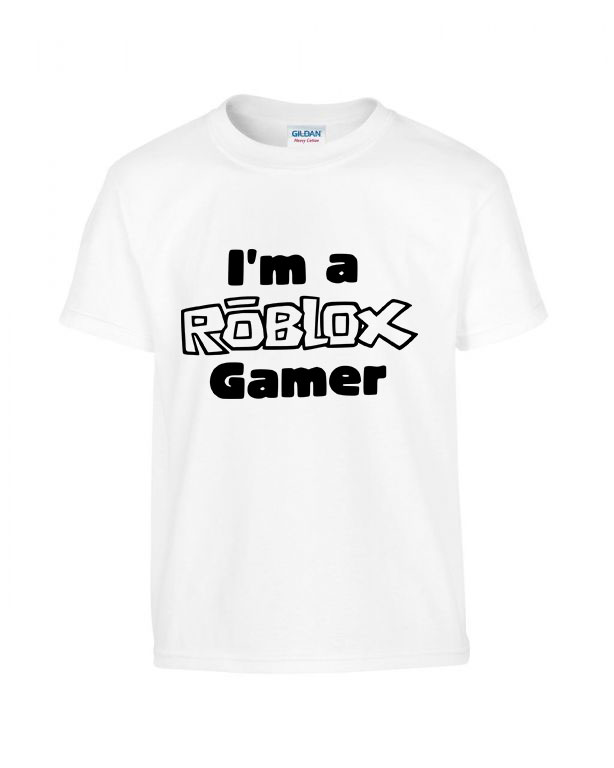 roblox gamer Fehér Gyerek Póló