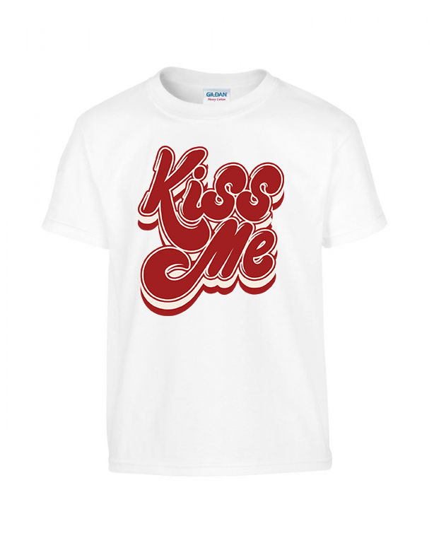kiss me Fehér Gyerek Póló