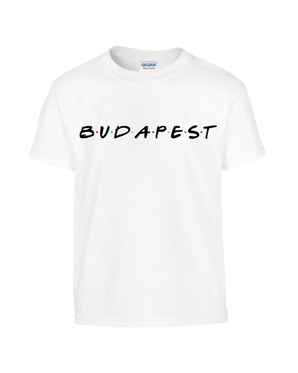 Budapest Fehér Gyerek Póló