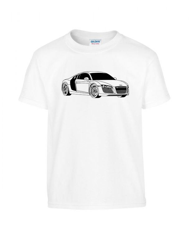 Audi Fehér Gyerek Póló
