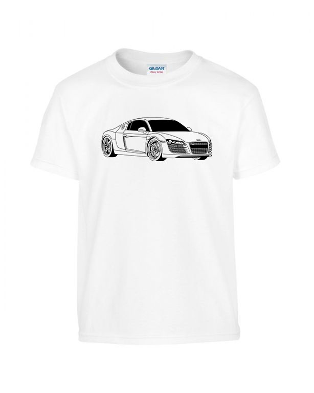 Audi Fehér Gyerek Póló