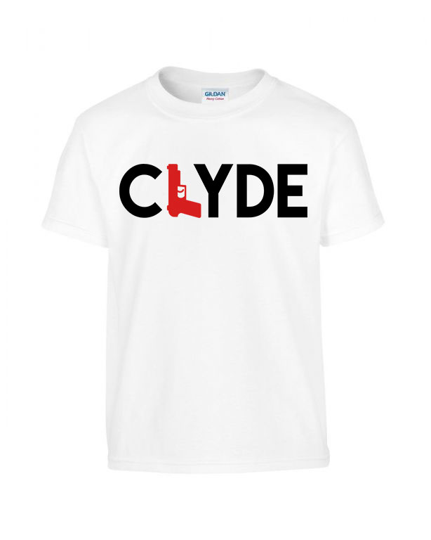 Bonnie és Clyde Fehér Gyerek Póló